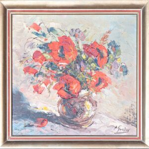 Aleksandar Gorlov - Poppies in a Vase
