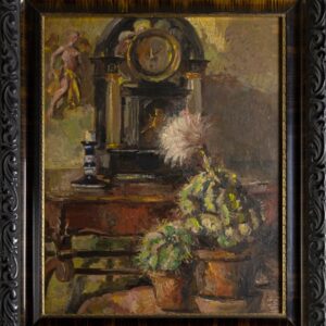 Anica Zupanec Sodnik - Still life with a clock