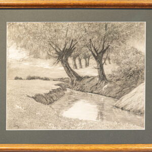 Anton Gvajc - Willows by the stream
