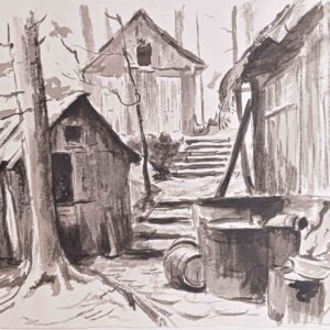Božidar Jakac - Jelen Dol in 1944