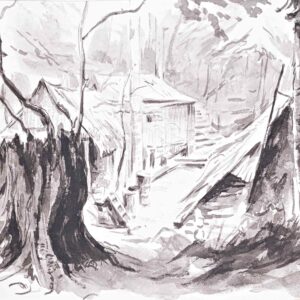 Božidar Jakac - Jelen dol, 1944