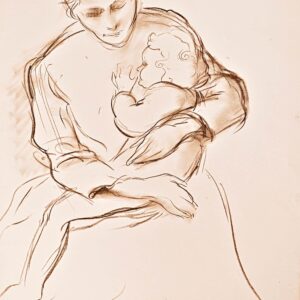 Božidar Jakac - Mother and Child, 1941