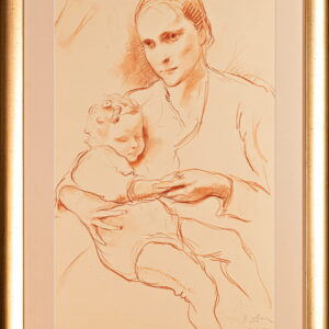 Božidar Jakac - Mother and Child in 1941