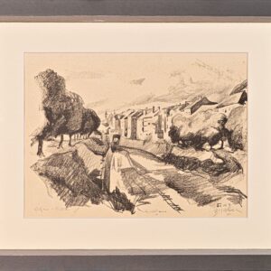 Božidar Jakac - Old Ljubljana in 1926