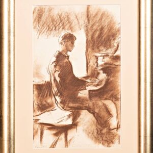 Božidar Jakac - Piano Player in 1936
