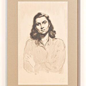 Božidar Jakac - Portrait of Lady in 1944
