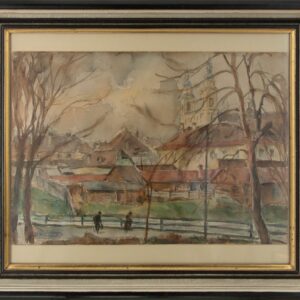 Bruno Vavpotič - Watercolour of Town