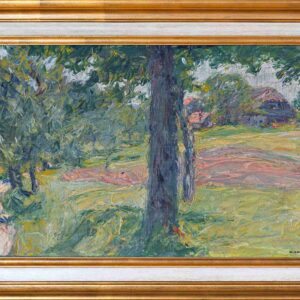 Fran Klemenčič - Trees and Farmhouse