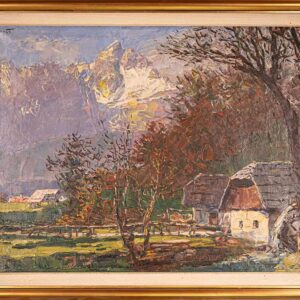 Fran Klemenčič - Mountain scene