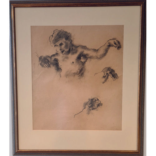 Rihard Jakopič - Anatomical detail studies - Image 2