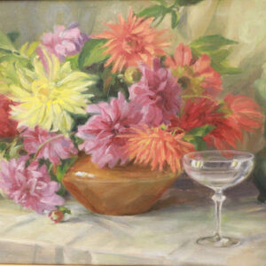 Avgusta Šantel - Bouquet of roses