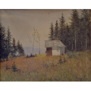 Eduard Weichberger - A house by the forest