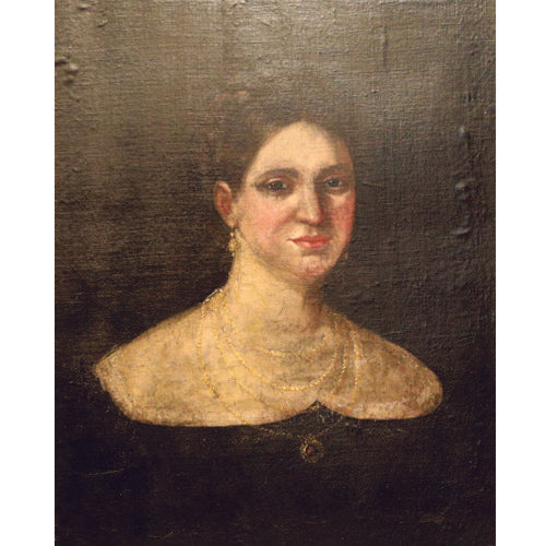 Unknown artist - Portrait of Mrs. Ana Mertlič, born Kotnik - Image 2