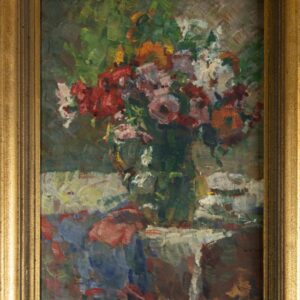 Fran Klemenčič - Still life with flowers