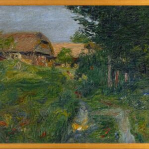 Fran Klemenčič - Farm house by forrest