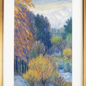 Fran Klemenčič - Hills, Stream, Trees
