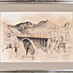Božidar Jakac - The Bridge in 1946