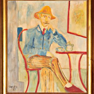 Andrej Janža - Man having tea