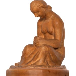 Karel Dvorak - Sitting woman