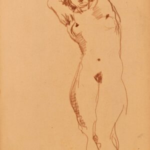 Jaro Prochazka - Frontal sketch of nude