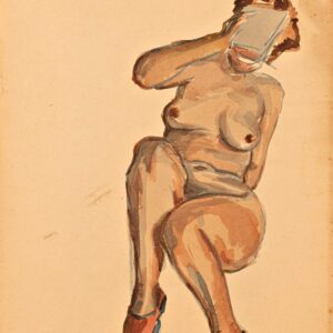 Jaro Prochazka - Nude with Book